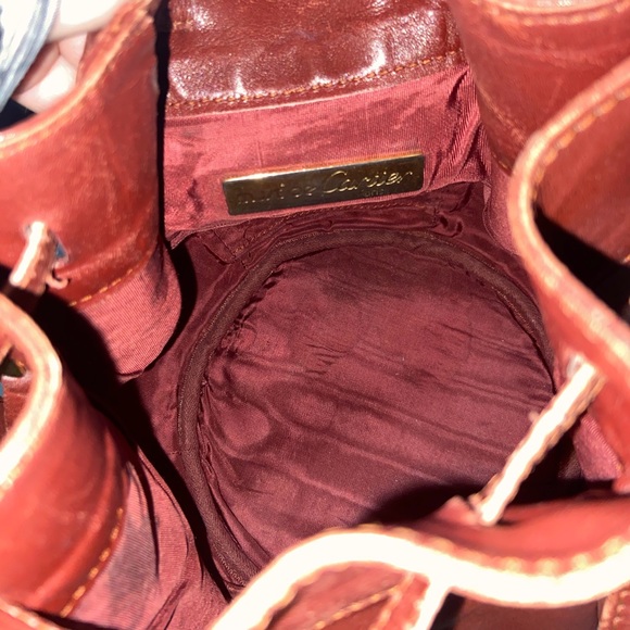 Authentic CARTIER Leather Drawstring Bucket Bag - Picture 5 of 5